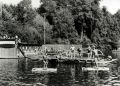 Fischerstechen im Wuhrbad, 1930er Jahre.