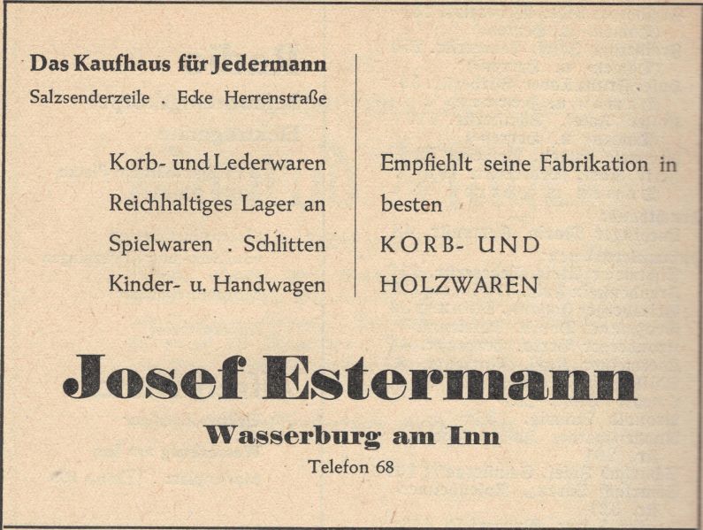 Datei:Kaufhaus J. Estermann, Werbeanzeige.jpg